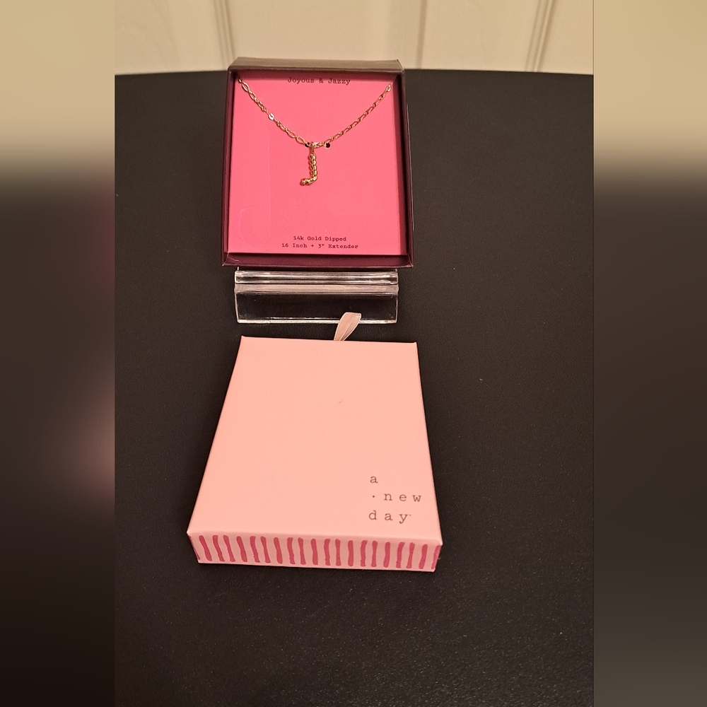 A New Day Silver Letter J Necklace